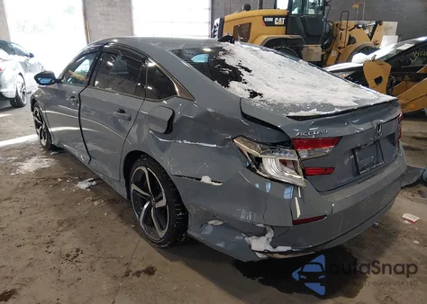 2022 Honda Accord Hybrid Sport z USA, uszkodzony, nr VIN 1HGCV3F22NA038079